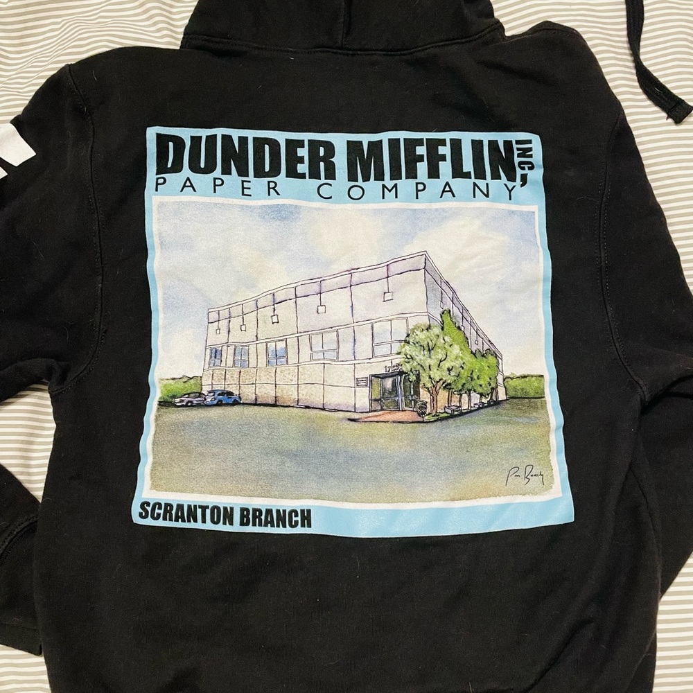 The office hoodie, Pam Beasley